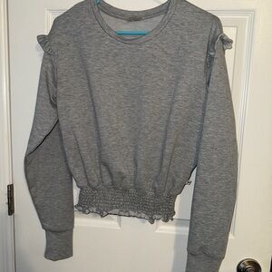 Jessica Simpson Active Heather Gray Workout Top
